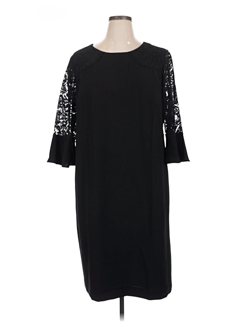Pre-owned Rsvp By Talbots Cocktail Dress In Black