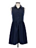 Unbranded 100% Polyester Solid Blue Casual Dress Size S - photo 1
