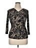 Max Mara Black 3/4 Sleeve Top Size XL (estimated) - photo 1
