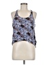 Silence and Noise Aztec Or Tribal Print Multi Color Blue Sleeveless Top Size S - photo 1