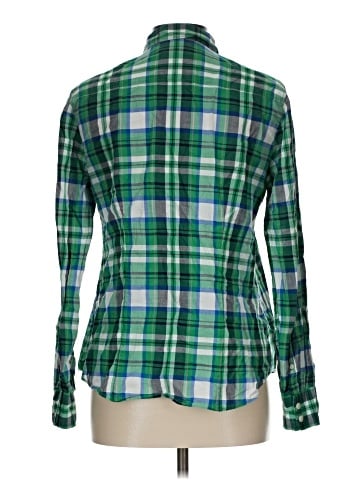 J.Crew Factory Store Long Sleeve Button-Down Shirt (view 2)