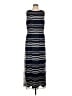 Chico's Stripes Blue Casual Dress Size Lg (2) - photo 1