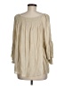 Chico's Tan 3/4 Sleeve Blouse Size Med (1.5) - photo 2