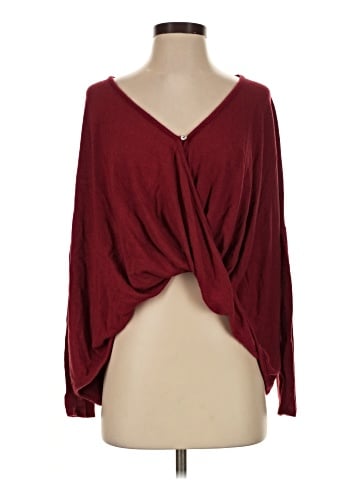 Self Contrast Long Sleeve Blouse (view 1)