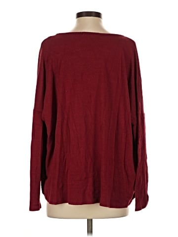 Self Contrast Long Sleeve Blouse (view 2)