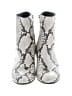 Zadig & Voltaire 100% Leather Silver Ankle Boots Size EU 39 - photo 2