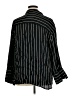 Gap 100% Rayon Stripes Black Long Sleeve Button-Down Shirt Size XL (tall) - photo 2