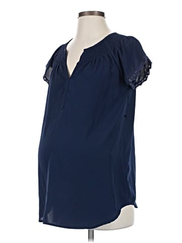 Motherhood Short Sleeve Blouse (view 1)