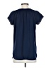 Motherhood 100% Polyester Blue Short Sleeve Blouse Size S - photo 2