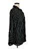Gap 100% Rayon Stripes Black Long Sleeve Button-Down Shirt Size XL (tall) - photo 4