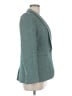 J.Crew Factory Store Tweed Teal Blazer Size 6 - photo 4