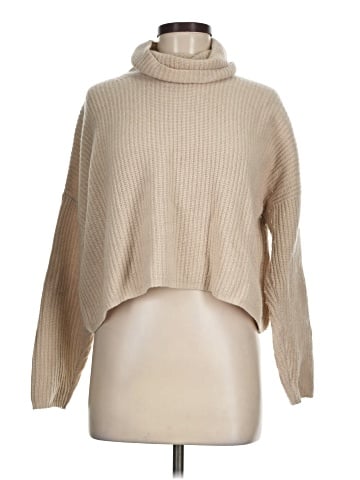 Madewell (Re)sourced Cashmere Turtleneck Sweater (view 1)