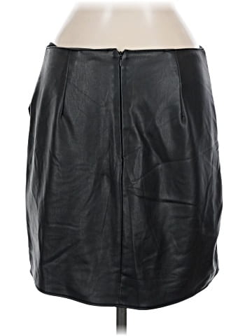 Rewash Faux Leather Skirt (view 2)