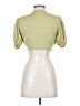 Forever 21 Green Short Sleeve Blouse Size S - photo 2