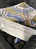 MNG Paisley Blue Casual Dress Size 2 - photo 8