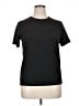 Unbranded Solid Black Short Sleeve T-Shirt Size XL - photo 1