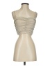Princess Polly Silver Tube Top Size 2 - photo 1