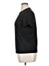 Unbranded Solid Black Short Sleeve T-Shirt Size XL - photo 5