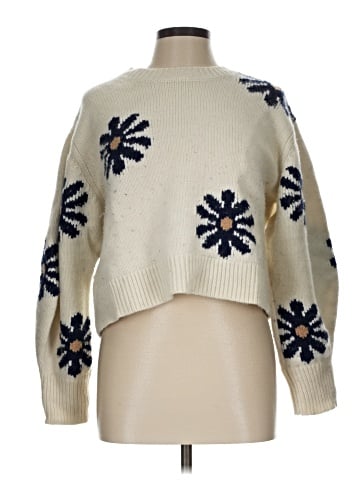 Sandro Wool Pullover Sweater - front