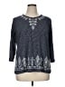 Alfred Dunner Gray 3/4 Sleeve Top Size XL - photo 1