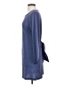 Assorted Brands Solid Blue Casual Dress Size S - photo 5
