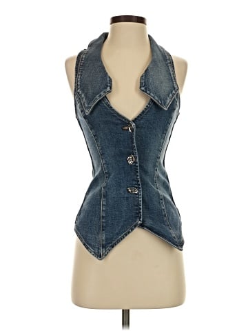 Ganni Denim Vest (view 1)