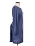 Assorted Brands Solid Blue Casual Dress Size S - photo 4