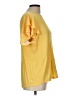 Adrianna Papell Yellow Short Sleeve Top Size L (estimated) - photo 4