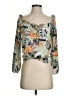 Guess 100% Polyester Green 3/4 Sleeve Blouse Size XS - photo 1