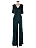 Adrianna Papell Solid Teal Jumpsuit Size 6 - photo 1