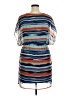Bobeau 100% Polyester Stripes Blue Casual Dress Size XL - photo 2