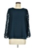 Ann Taylor LOFT 100% Polyester Blue 3/4 Sleeve Blouse Size M - photo 1