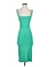 Zara Solid Green Cocktail Dress Size S - photo 1