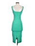 Zara Solid Green Cocktail Dress Size S - photo 2