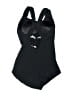 Assorted Brands 100% Polyester Solid Black One Piece Swimsuit Size 8 - photo 2