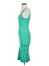 Zara Solid Green Cocktail Dress Size S - photo 5
