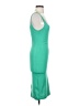 Zara Solid Green Cocktail Dress Size S - photo 4