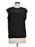 Unbranded 100% Polyester Black Sleeveless Blouse Size L - photo 1