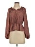 Universal Thread Brown Long Sleeve Blouse Size XS - photo 1