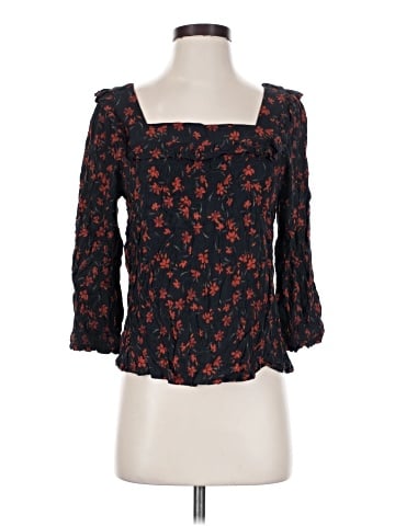 Garnet Hill 3/4 Sleeve Blouse (view 1)