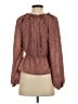 Universal Thread Brown Long Sleeve Blouse Size XS - photo 2