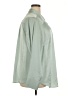Torrid Solid Green Long Sleeve Blouse Size 3X Plus (3) - photo 4