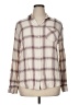 A New Day 100% Rayon Plaid Ivory Long Sleeve Button-Down Shirt Size XL - photo 1