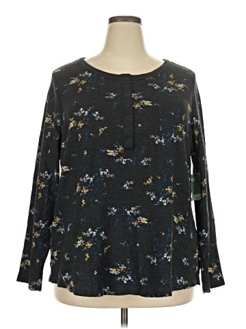 Terra & Sky Long Sleeve Henley (view 1)