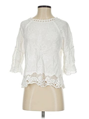 Democracy 3/4 Sleeve Blouse (view 1)