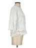 Democracy 100% Rayon Ivory 3/4 Sleeve Blouse Size S - photo 4