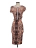 Cache Animal Print Brown Cocktail Dress Size XS - photo 2