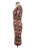 Cache Animal Print Brown Cocktail Dress Size XS - photo 5