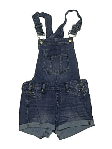 BLUE SPICE Overall Shorts (view 1)
