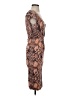 Cache Animal Print Brown Cocktail Dress Size XS - photo 4